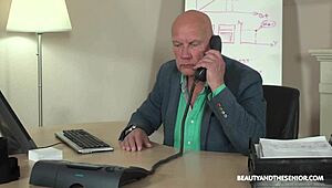 The bald and the beautiful encounter in a serene setting