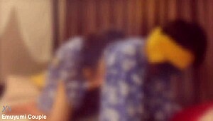 japanese wife sneaks away for secret trip with teasing and quick handjob