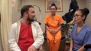 Spy cam catches Mia Sanchez's student physical with doctor at Tampa University