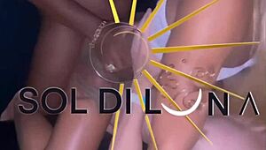 my wife cheats on the beach sand, but it's so hot and humiliating