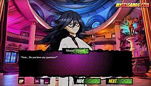 In the game recording, she starts with a BLOWJOB, moves to 69, then intense DOGGY STYLE fucking, bending over for cum.