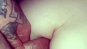 Young teen experiences tight anal creampie in narrative bliss