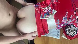 Horny Student Bent Over Desk for Intense Tabletop Pounding