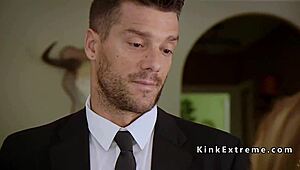 Tied Up Teen Throat Banged And Ass Caned Hard