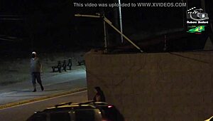 I caught this couple naked on the beach with my security camera