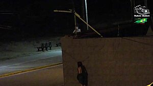 I caught this couple naked on the beach with my security camera