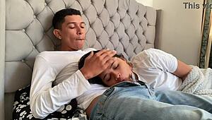 Pervy Stepdad Shoves Cock In Mouth Till He Cums