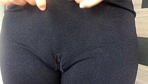 my indian girlfriend's big ass in leggings... she sucks cock pov then i fuck her hard 💦🍑