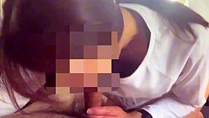 Japanese Model Wife Gives Deep Blowjob In The Car Early Morning