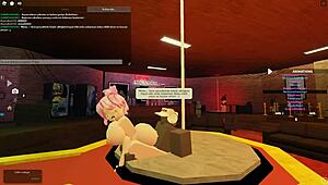 Roblox-inspired porn adventure in Turkish style