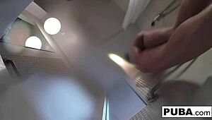 christiana's shower glitters lead to her teasing every wet curve slowly