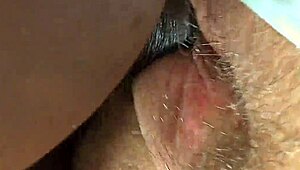 yo, this black cock rips my fat bbw milf pussy clothes off and creampies deep inside close-up