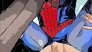 spider woman pawg bounces on that thick bbc cowgirl style