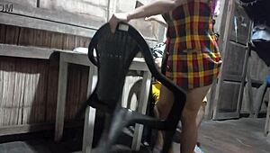 Stepmom tempts stepson into surprising homemade action