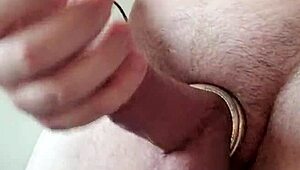 Rockymontana strokes huge cock explodes massive cumshot