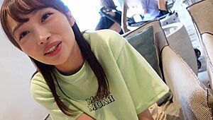 her e cup tits make my cock throb endlessly while riding creampie kissing cowgirl oiled japanese beauty