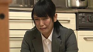 full intriguing asian japanese amateurs session with toys