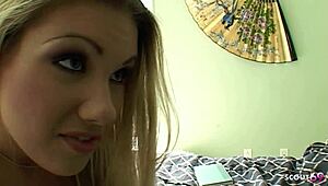 BLONDE 18+ TEEN STEPSIS RIDES MONSTER COCK DEEPTHROAT SWALLOWS ROUGH