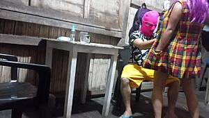 Stepmom tempts stepson into surprising homemade action