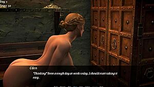 Depraved Eden's big tits and ass beg for your twisted play in part 1