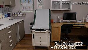 What If Doc Finds Out Nurse Ditria Rose Cums Hard With Her Vibrator On Duty?