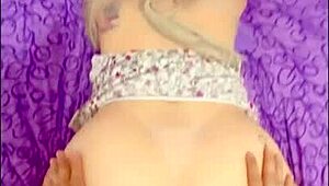 Boyfriend's brother made me wear flowery dress and fucked my shaved pussy raw!!