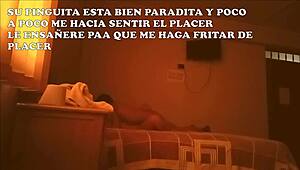 submissive wife breaks in husbands young godson with big ass ride spitting and handcuffs while he watches