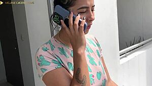 horny stepmom emily fox's fat ass massage turns domination gift