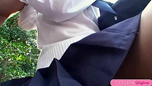 Chisa miyamae's public cock sucking builds aching desire for bedroom creampie