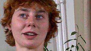 Polyamorous Berlin Redhead Fingers Wet Trimmed Pussy Solo on Camera