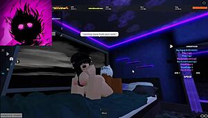 this misty roblox slut rides that monster bbc like a total whore in cowgirl till cum