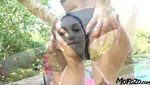 young amateur deepthroats monster cock sloppy till cum in mouth orgasm