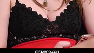 stepsister alex jane craves stepbro's cock nonstop after first taste