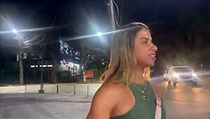 Wife Flashes and Fucks Stranger While Husband Watches in Humiliating Cuckold Twist