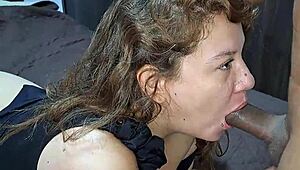 Busty Colombian Pounds Tight Pussy With Giant Toy