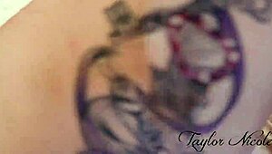 Taylor Nicole spreads legs for close-up messy creampie in wet pussy and big ass