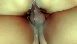 uhh fucking my stepmom's wet shaved pussy so hard cumming inside her multiple times