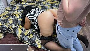 stepmom offers ass for anal blowjob new year gift?