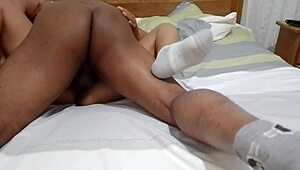 my horny gf begged for massages then i came all over her 🔥🍑💦