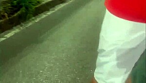 Wife Flashes and Fucks Stranger While Husband Watches in Humiliating Cuckold Twist