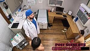 Aria Nicole, guilty until Channy Crossfire's nurse proves your innocence in femdom play?