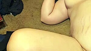 wanna foot fuck this thick milf's big tits while she moans for more?