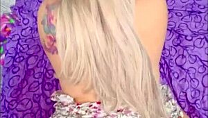 Boyfriend's brother made me wear flowery dress and fucked my shaved pussy raw!!