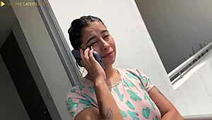 horny stepmom emily fox's fat ass massage turns domination gift