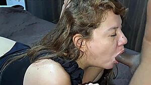 Busty Colombian Pounds Tight Pussy With Giant Toy