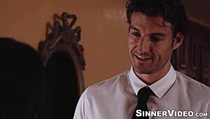 Angela White's Big Tits Bounce on Jay Smooth's Thick Cock