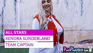 😍 whoa check out this stunning blonde milf kendra sunderland stripping big tits naked 🔥