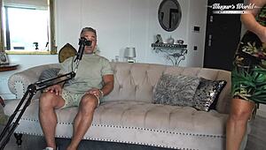 Busty Pawg Milf Odette's Behind Scenes Sexdate with Deepthroat Doggystyle and Creampie Closeups