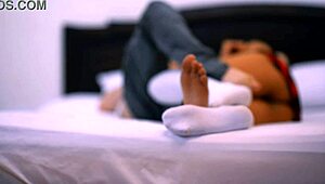 Shy petite latina teacher fucks student in office after class