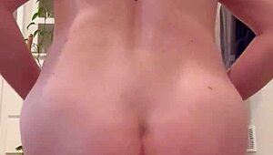 taylor11951 trains with cone dildo for wide anal stretch